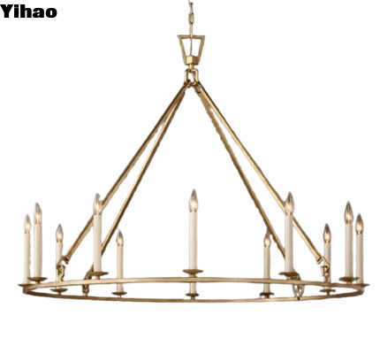 kopen 82-265 Volt Schuurhuis Boerderij Vintage Antieke Hanglamp Messing Hanglamp 60 Watt online vervaardiging