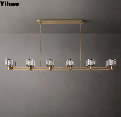 kopen Messing Lineaire kandelaar Eetkamer Moderne LED Foyer Lampen 60W online vervaardiging