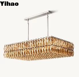 kopen Plafond Mount Messing LED Foyer Kandelaar Foyer Lampen Moderne Chrome Afwerking online vervaardiging