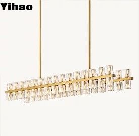 kopen Chrome Finish LED Foyer kandelaar Moderne Foyer Verlichting 85-265 Volt online vervaardiging