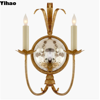 kopen Gramercy Double Sconce Messing Wandlampen Innenwandlampen 110-240V Spanning online vervaardiging