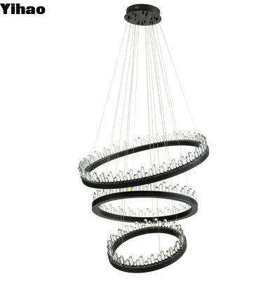 kopen Moderne kristallen binnenkunst Decoratieve LED Decoratie Licht, Luxe Plafondkandelaar Voor restaurant slaapkamer online vervaardiging
