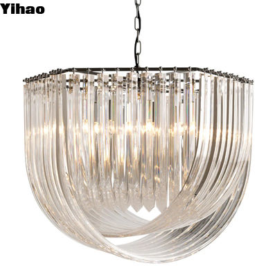 kopen Elegant 140cm Dia Messing Afwerking Kristal kandelaar Aanpassingsmogelijkheden Kleur Geschikt voor binnen online vervaardiging