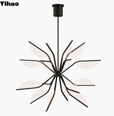 kopen 700BLT38G Belterra 38 Globe Chandelier Natuurlijke messing / Matte Zwarte Afwerking 3000K LED-modules online vervaardiging