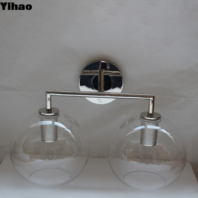 kopen Modern Brass LED Wall Lamp with Glass Shade Warm White online vervaardiging