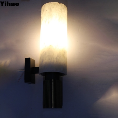 kopen Modern LED Wall Lamp Alabaster Shade Warm White 3500K online vervaardiging