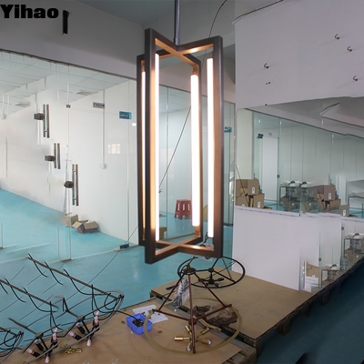 kopen Brass Frame LED Pendant Light with Crystal Shade E12 Bulb Base online vervaardiging