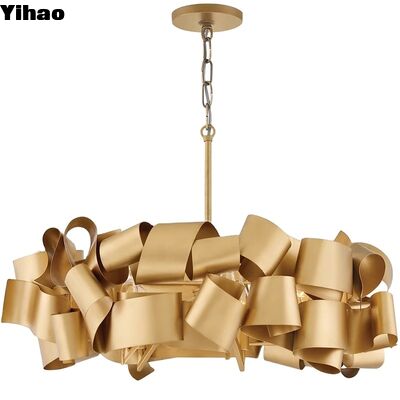 kopen Yihao Luxe Moderne Verstelbare Hoogte Messing Kristal Kroonluchter met Warm Wit 3500K LED en 3 Jaar Garantie online vervaardiging
