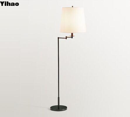 kopen Verstelbare hoogte Messing materiaal Moderne vloerlamp met 3500K Warm White LED Light Source online vervaardiging