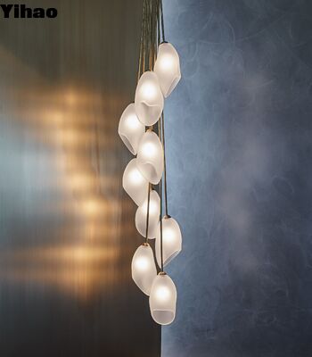 kopen Messing lichaam verstelbare hoogte hanglamp met 2700K Warm White LED voor moderne woonkamer online vervaardiging