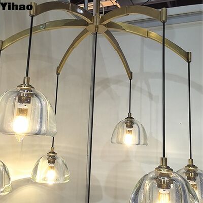 kopen Handgemaakte Messing en Kristal Kroonluchter met 3500K Warm White LED voor luxe woonkamers online vervaardiging