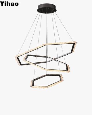 kopen Verstelbare hoogte kristal schaduw kandelaar met 3500K warm wit licht voor moderne interieurs online vervaardiging