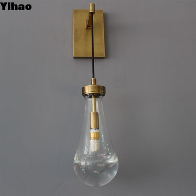 kopen Handgemaakte Messing Moderne Wandlamp met Warm Wit 3500K Verlichting voor woonkamers en hotels online vervaardiging