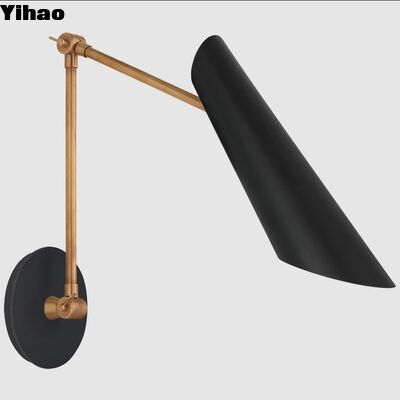 kopen Moderne koperen wandlamp met 2700K warm wit licht en 30000 uur levensduur voor woonkamer online vervaardiging