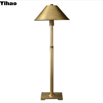 E26 / Candelabra Hardwired herlaadbaar Messing tafellamp Messing LED bureaulamp
