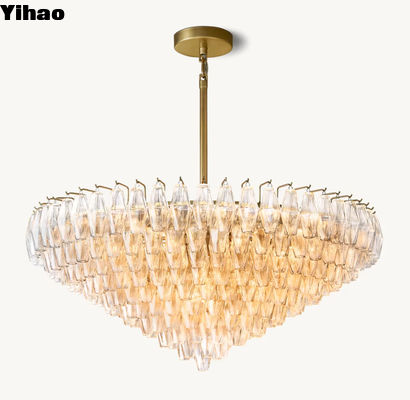 Kandelaar glazen verlichting Moderne LED foyer lampen 60 watt