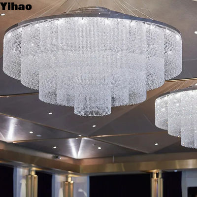OEM plafondmontage grote hotellobby kandelaars voor hoge plafonds
