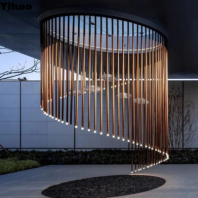 LED gloeilamp groot hoog plafond hotel lobby kroonluchter 110V tot 240V