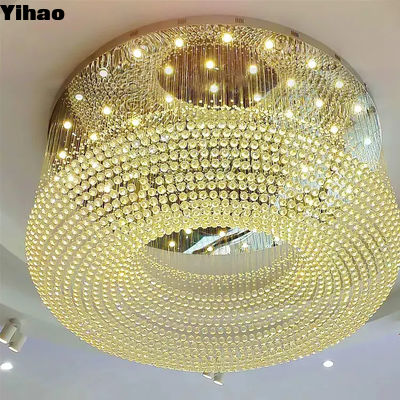 Messing kristal halo kandelaar hanglamp 110V-220V OEM ODM