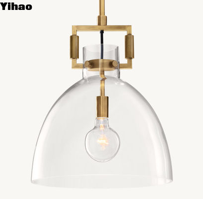 Cylindervorm Machinist Glass Cloche Hanger 18'14'