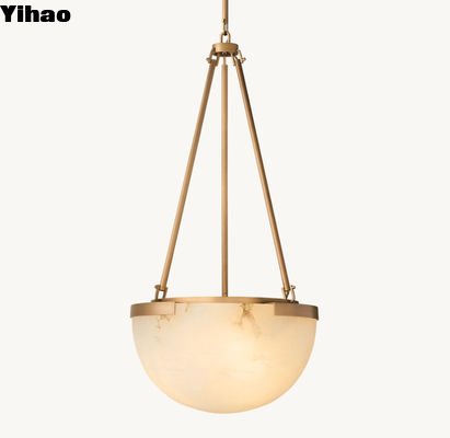 Metalen steen koperen kegel hangend plafond hanger verlichting