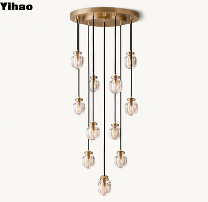 Plafondmontage Moderne Foyer Kroonluchter Verlichting Invoer Licht Kroonluchter OEM ODM