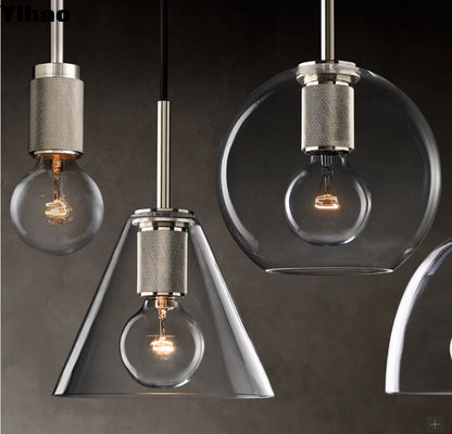 Verstelbare hoogte metalen LED hangertje licht modern stijl nikkel/kasseroom/brons afwerking