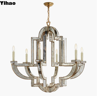 Lido Grote kroonluchter Vintage kroonluchter Op maat gemaakte kroonluchter Fixture Hardwired Statement For Indoor Ambience