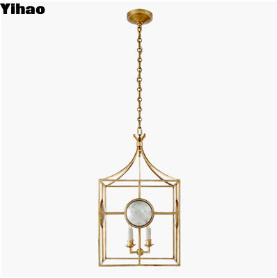 Plafond Mount Gramercy Middel Lantern Vintage Bronzen Hanger Lampen Aanpassen Afwerking