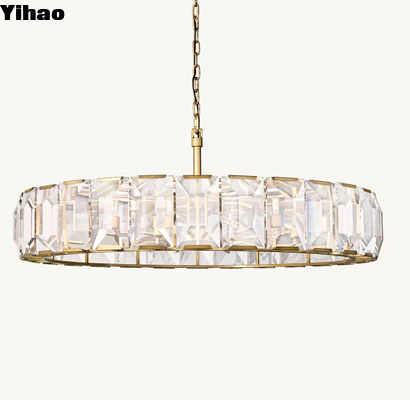 Amerikaanse High-End Crystal Chandelier Harlow Crystal Round Chandelier 60'