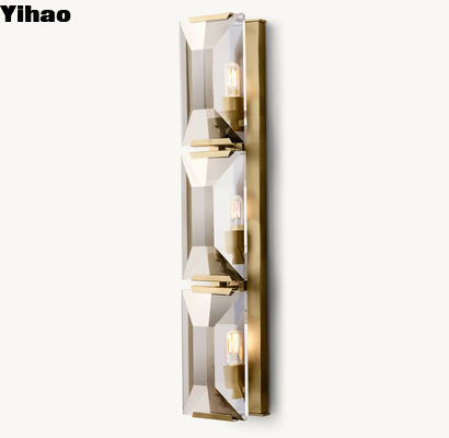 Premium K9 Crystal Bedroom Wandlamp Crystal Triple Sconce