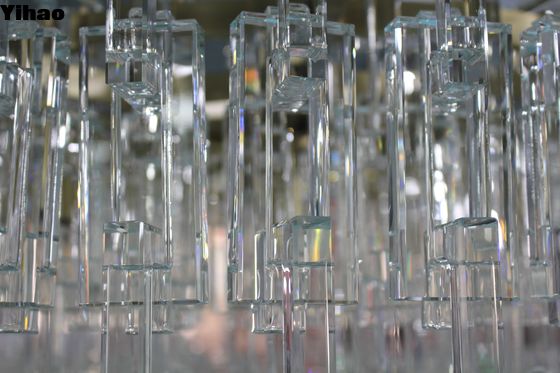 Marignan 4tier rechthoekige kroonluchter 183cm luxe ronde kristal kroonluchter