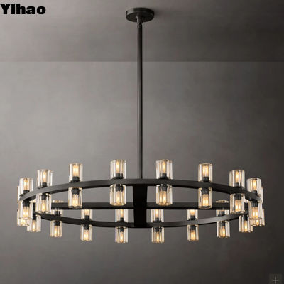 Elegante chrome afwerking kristal kroonluchter in 140cm diameter