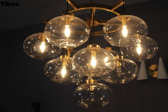 Moderne kristal LED kandelaar villa kristal decoratieve hanglamp kandelaar voor woon eetkamer