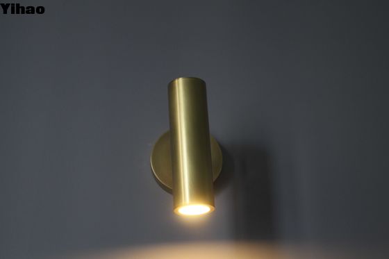 Antieke koperen wandverlichting voor hotelkamer Bedlamp voor lezen