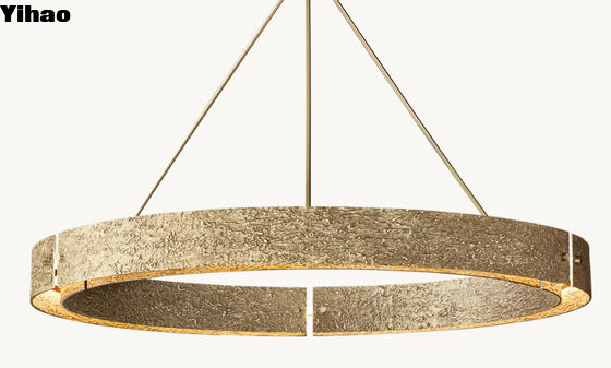 15 kg ronde messing kristal kroonluchter binnenshuis chroom afwerking plafond montage