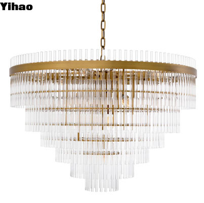 Moderne kristallen kroonluchter Luxe Contemporary Villa Kristallen Decoratieve Hanglamp Kroonluchter voor Living Dining