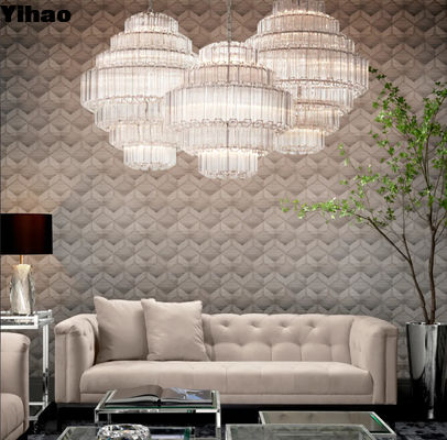 Villa Hall Modern Luxury Art Deco Design Kristal kroonluchter Voor Hotel Huis Woonkamer