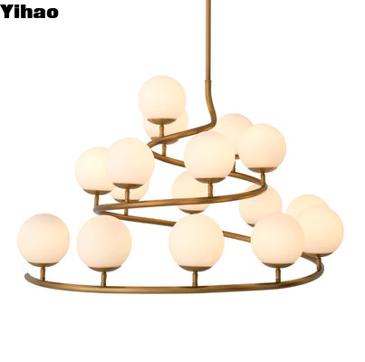 Moderne kristallen kroonluchter Luxe Contemporary Villa Kristallen Decoratieve Hanglamp Kroonluchter voor Living Dining
