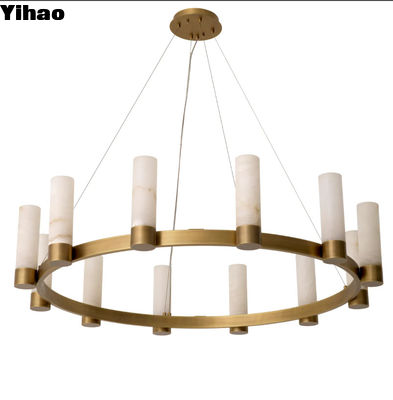 Prachtige hedendaagse moderne decoratieve ledverlichting op maat hedendaagse heldere kroonluchter