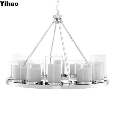 Moderne decoratieve plafondkroonluchter, LED Moderne hangende kroonluchter voor woonkamer