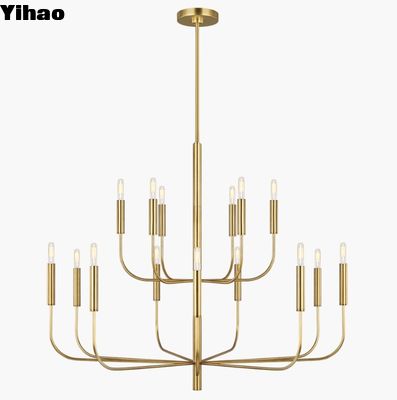 Visual Comfort Brianna Grote tweelaagse kroonluchter EC10015