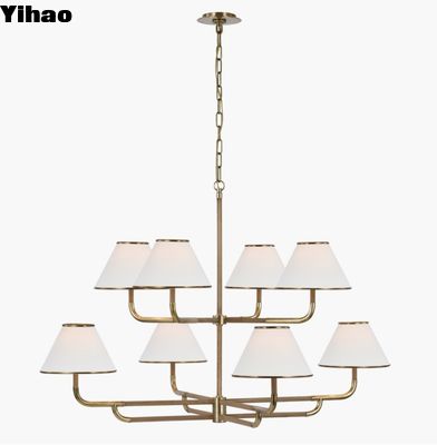 Visueel comfort Rigby Grande Twee-laagse kroonluchter MF 5057 De ultieme verlichtingsoplossing