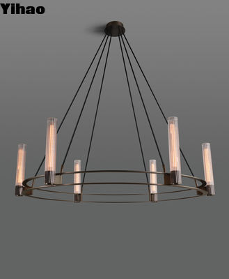 Een cirkelvormige kandelaar van massief messing Pastis 2228 48 Diameter X 60 OAH