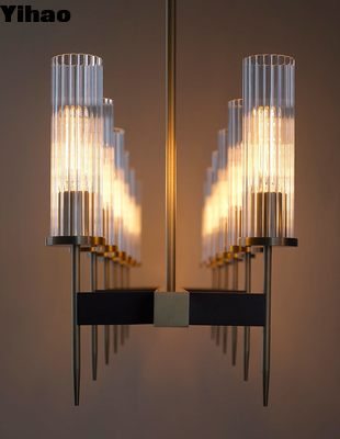 ALOUETTE Contemporary Brass Copper Verstelbare hoogte E12 Base kandelaar