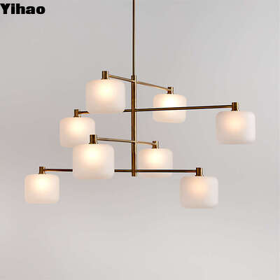 Yihao Messing Body Hanger kandelaar met 2700K Warm White LED en 50000 uur levensduur voor woonkamer