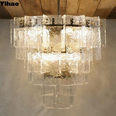 Messing Lichaam 3500K Warm Wit Verstelbare Hoogte Kroonluchter Hanglamp Licht voor Eetkamer