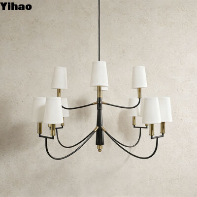 Messing hanglamp met 3500K warme witte LED en 5 jaar garantie voor eetkamer opgehangen verlichting