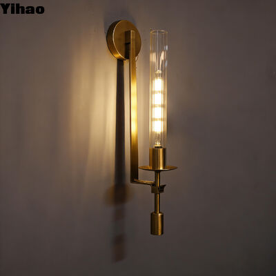 Moderne Design Messing Wandlamp met 2700K Warm White Light voor Indoor Decorative Wall Sconce