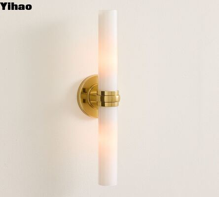 Moderne Design Messing Wandlamp met 2700K Warm Wit Licht voor Slaapkamer en Badkamer